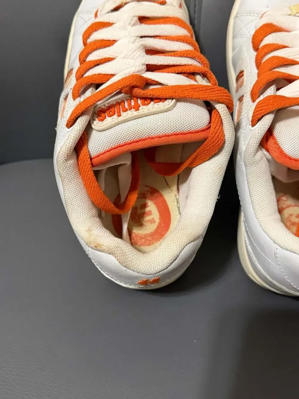 Vintage Y2K Chunky Etnies Patsy W’s Size 8.5 White Orange Skate Shoes Retro